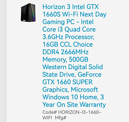 Horizon gaming 3 6ghz - horizon,