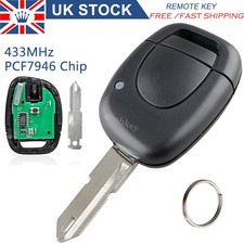 For 2002 2003 2004 2005 2006 2007 2008 Renault Clio MK2 Remote Key Fob 1B 433MHz