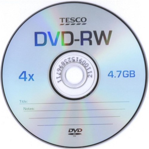 Tesco dvd 4x 120 - tesco, dvd-rw's