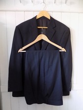 mens NAVY FINE PINSTRIPE SUIT