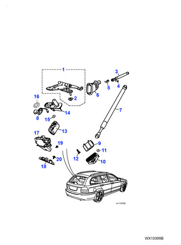 Jaguar nut washer xk8 4 - nut, 4.0