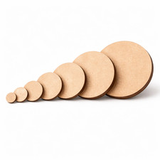 Mdf circle wooden - wooden, craft