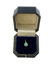 Opal Pendant 9ct Gold Jelly Opal Drop Pendant Opal Gold Pendant