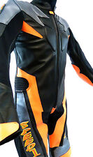 Baby Biker Speed Demon Kids Motorcycle Mini Moto Full Leather Race Suit Orange T