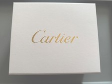 Cartier Authentic Empty Outer Box includes inner Cartier gift bag and letter