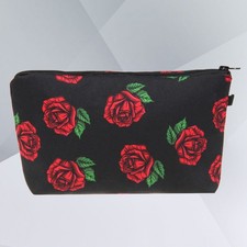  Cosmetic Bag Clutch Miss Small Floral Makeup Case Zipper Organizer