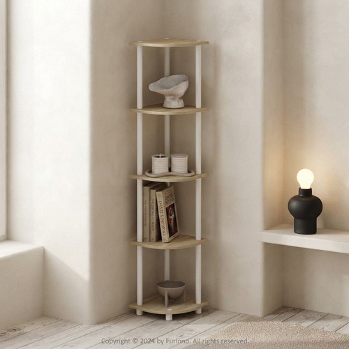 Compact tier corner shelf - compact, 5-tier