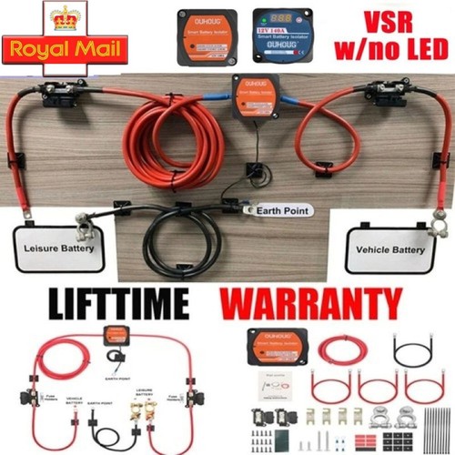 Split charge kit 12v - split,