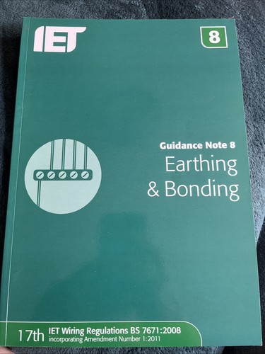 Iet guidance note earthing - guidance, 8: