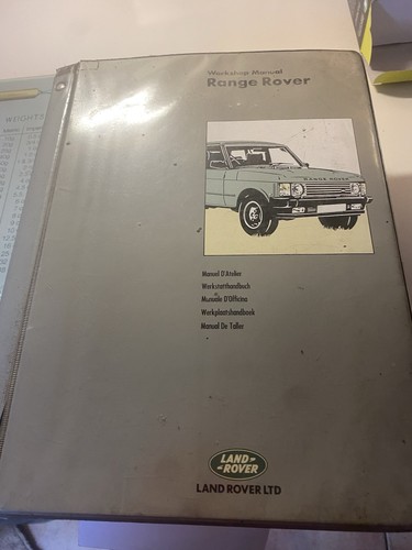 Classic rang rover workshop - rang,