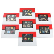 Pokemmon Gym Badges Pins Kanto