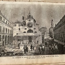 Antique print 1836 - 1836, venice