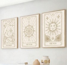 Set Of 3 Vintage Style Tarot