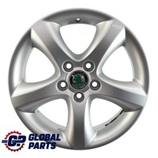 Skoda Fabia 5J Silver Wheel