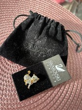 Swarovski Silver Crystal Cat