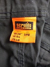 Scruffs WORKER PLUS / Worker Trousers | Trade Hard Wearing Work Trousers BLACK 