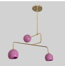 Sputnik Chandelier Brass