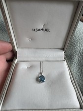 H Samuel 9ct White Gold Topaz