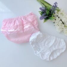 Baby Girls Toddler Frilly Lace Knickers Pants Wedding Christening Party 0-3years