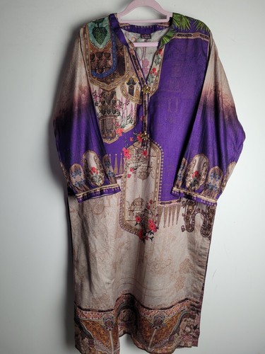 Sha posh purple - posh, kurta