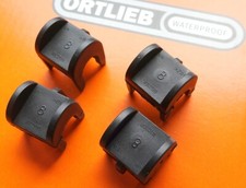 Ortlieb Inserts for QL1 /2 Pannier Hooks for 8mm diameter rack tubing, 4 pieces