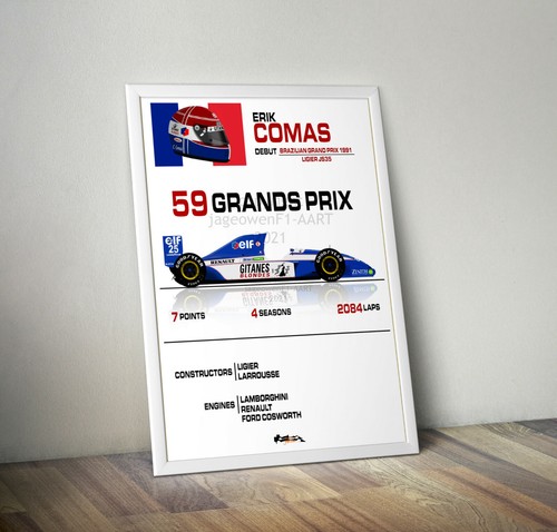 Erik comas ligier js37 - js37, f1