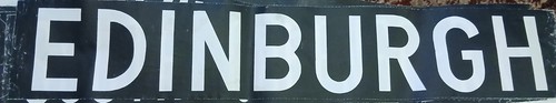 Edinburgh destination blind - destination,