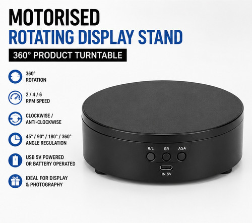 Motorised rotating display - motorised,