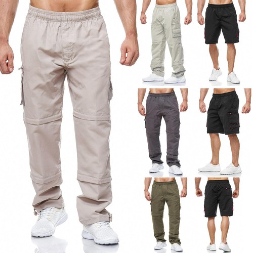 Mens elasticated waist cargo - mens,