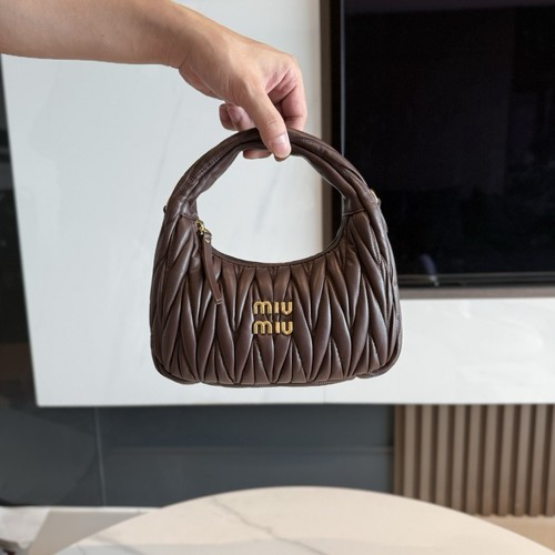 Miu brown matelasse - miu,