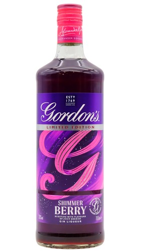 Gordons shimmer berry gin - shimmer,