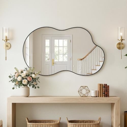 Irregular wall mirror - irregular, 26"x40"