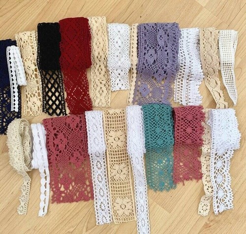 Cotton lace trim bundle - cotton,