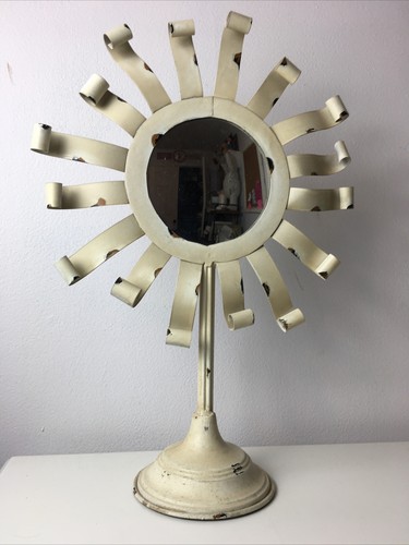 Mirror beige rustic - beige, distressed