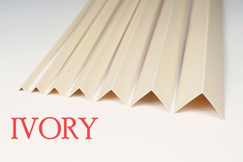 Pvc corner ivory plastic - pvc,