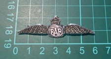 Silver And Marcassite RAF