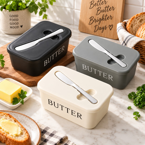 Butter dish box storage tray - dish,