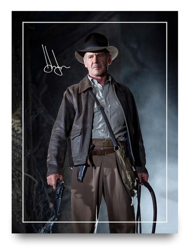 Harrison ford signed indiana - ford,
