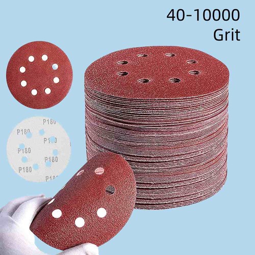 125mm 8 hole sanding - 5",