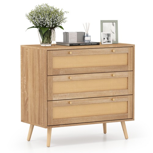 Boho rattan drawer dresser - 3,