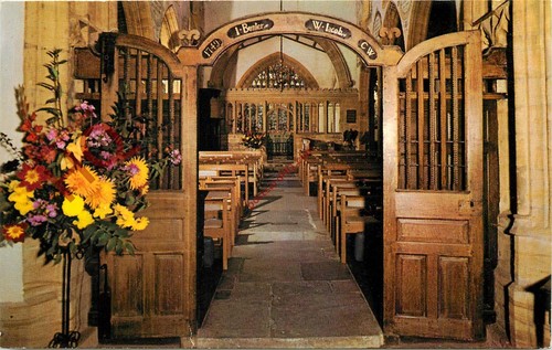 Picture postcard cerne - postcard:;cerne, abbas