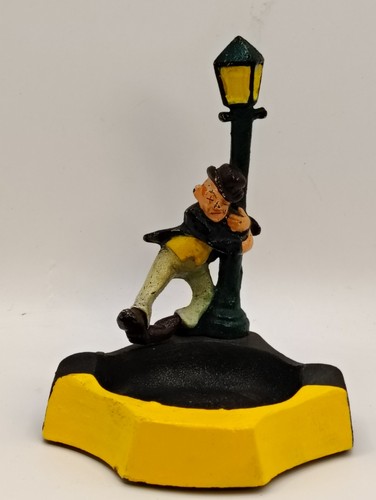 Vintage metal cast iron drunk - cast,