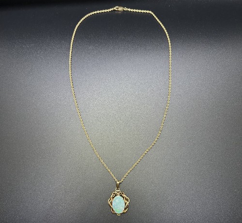 14k gold oval - gold,