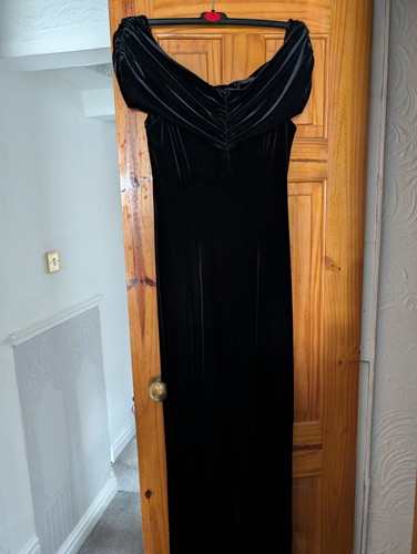 Consortium black velvet dress - black,