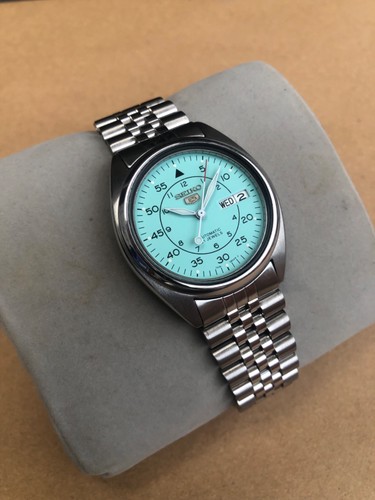 Seiko military tiffany - tiffany, dial