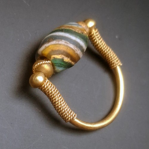 Gold plated ring ancient - ring,