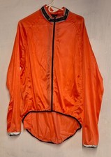 Cycling Jacket Lightweight Wind and Showerproof  Full Zip Size Large