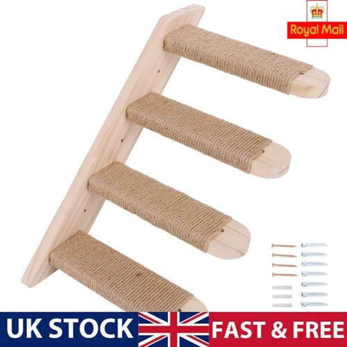 Cat climbing shelf wooden - cat,