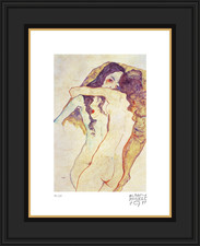 Egon Schiele,  Lithograph, Two