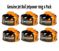 6x Jetboil Jetpower Fuel 100g Camping Gas Isobutane Propane Mix UK MAINLAND ONLY